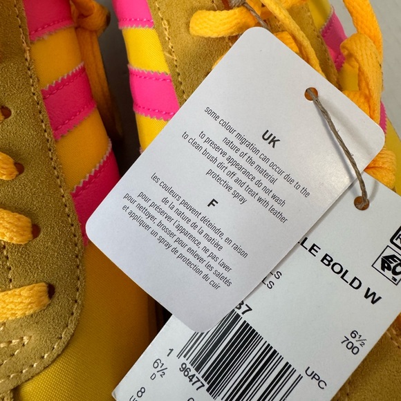 adidas Gazelle Bold Womens Sneaker Spark Lucid Pink Sz 8 NWT - Picture 11 of 14